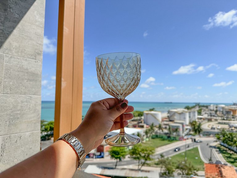 Beira-Mar New Time Oásis de Modernidade em Maceió Apto 819