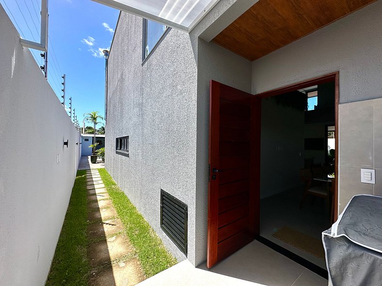 Linda Casa na Barra de São Miguel à venda, 500 mts da praia,